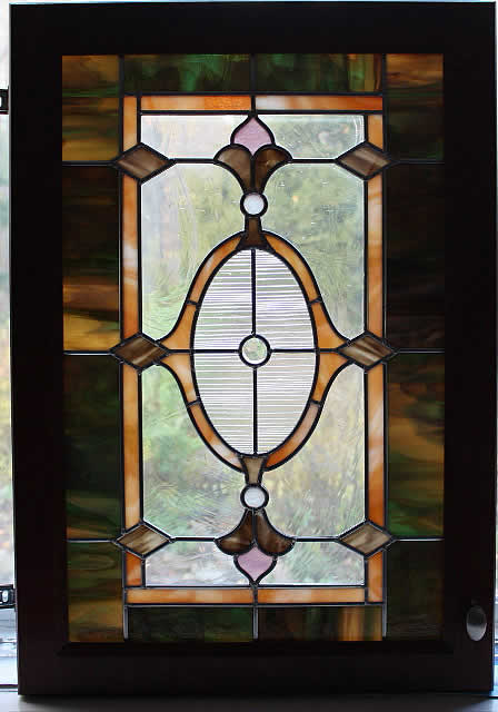 Stained Glass Cabinet Inserts by Powell Stained Glass serving the Main ...